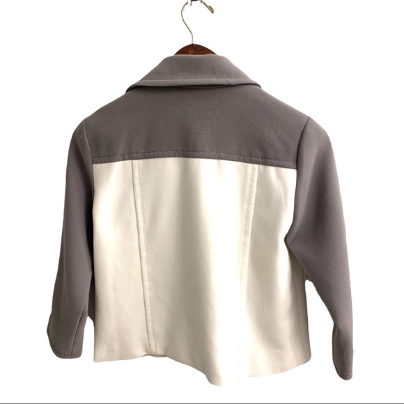 Banana Republic Jacket Button Down Front | White & Gray | Women’s Size Small - Picture 2 of 5